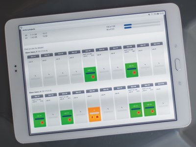 X5 Steuerung über Tablet-PC X5 Steuerung über Tablet-PC